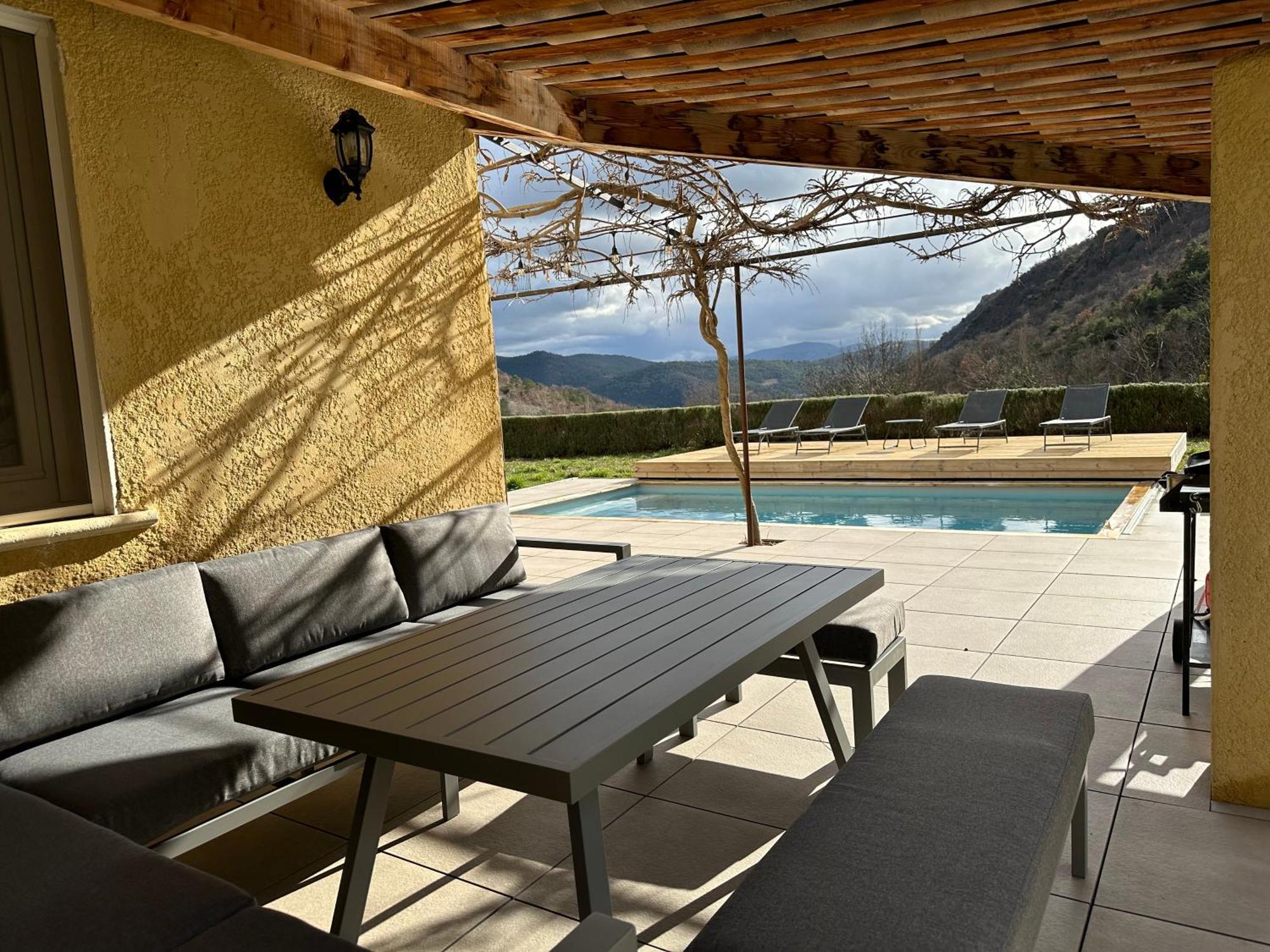 Estive Des Angelettes Piscine Chauffee Sauna Saint-Ferréol-Trente 외부 사진